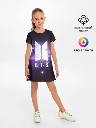 Детское платье / BTS SPACЕ 3D / БТС КОСМОС