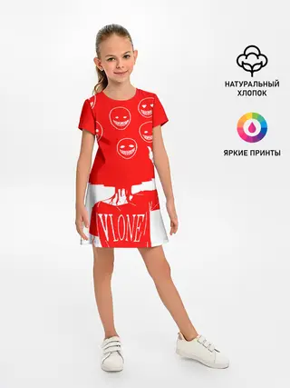 Детское платье / многоголовый v love