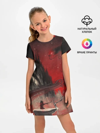 Детское платье / ЗМЕЙ ДРАКОН 3D