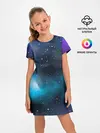 Детское платье / Рисованный Космос