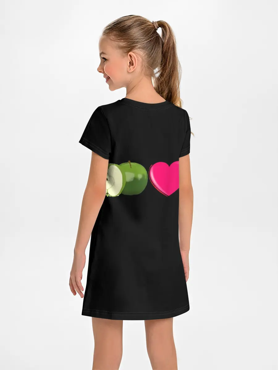 Детское платье / I LOVE APPLE