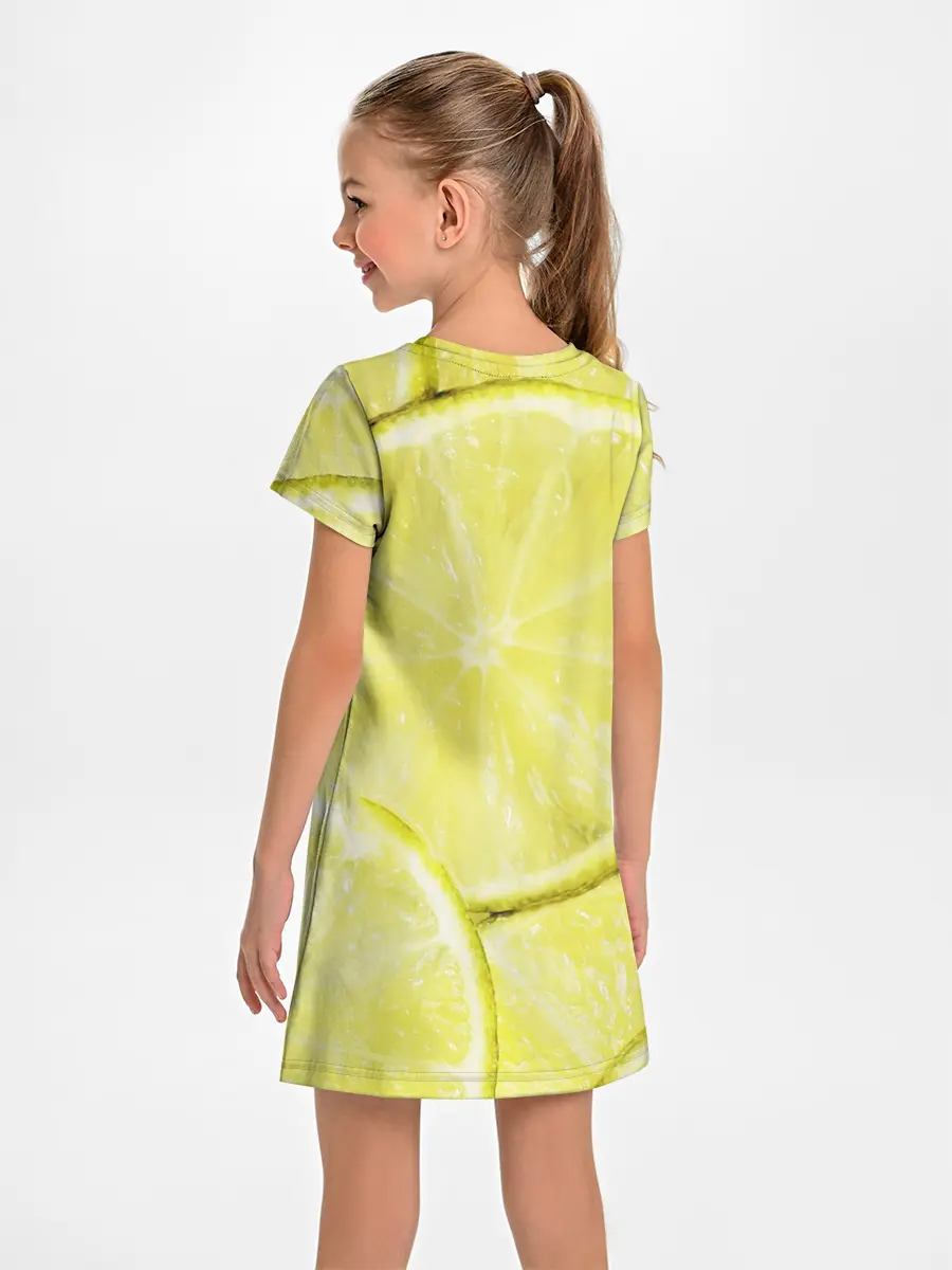 Детское платье / Лайм