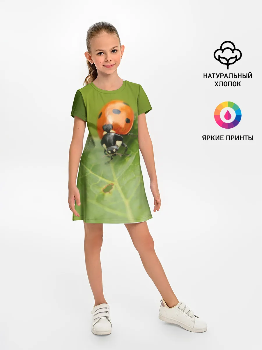 Детское платье / Божья коровка