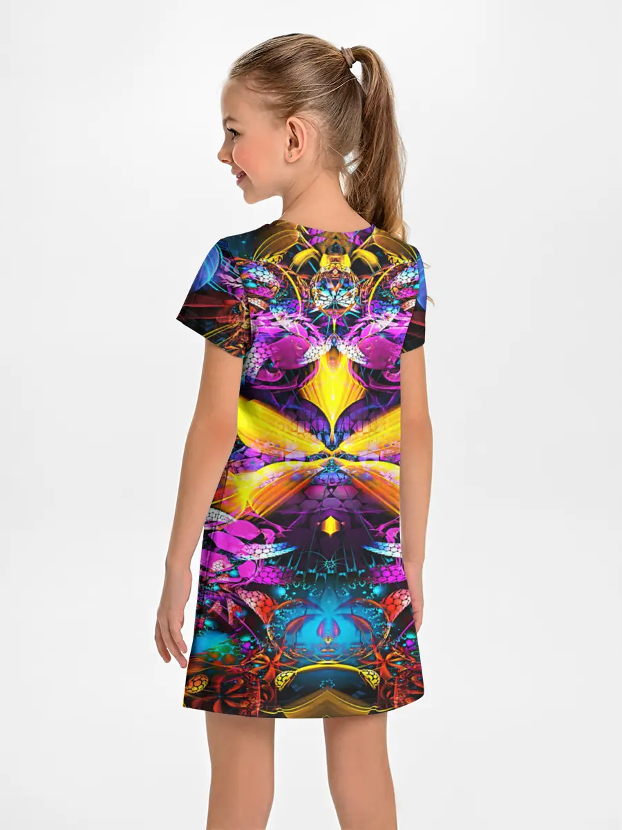 Детское платье / ФРАКТАЛЬНЫЕ ЦВЕТЫ