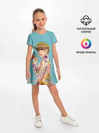 Детское платье / Тейлор в цветах