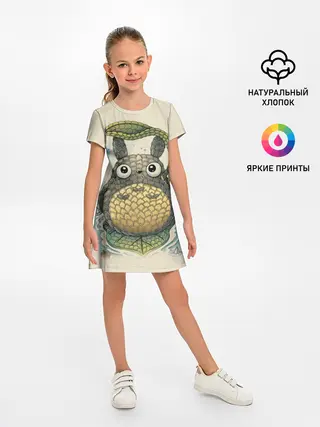 Детское платье / My Neighbor Totoro заяц с чешуей