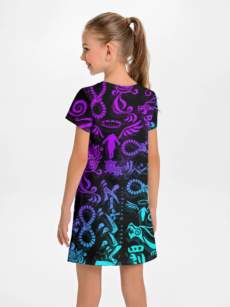 Детское платье / ТАТУ ТОКЙСКИЕ МСТИТЕЛИ НЕОН |