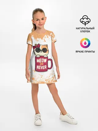 Детское платье / МИЛЫЙ КОТЕНОК | CUTE KITTEN