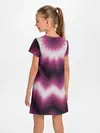 Детское платье / Черно-пурпурный калейдоскоп