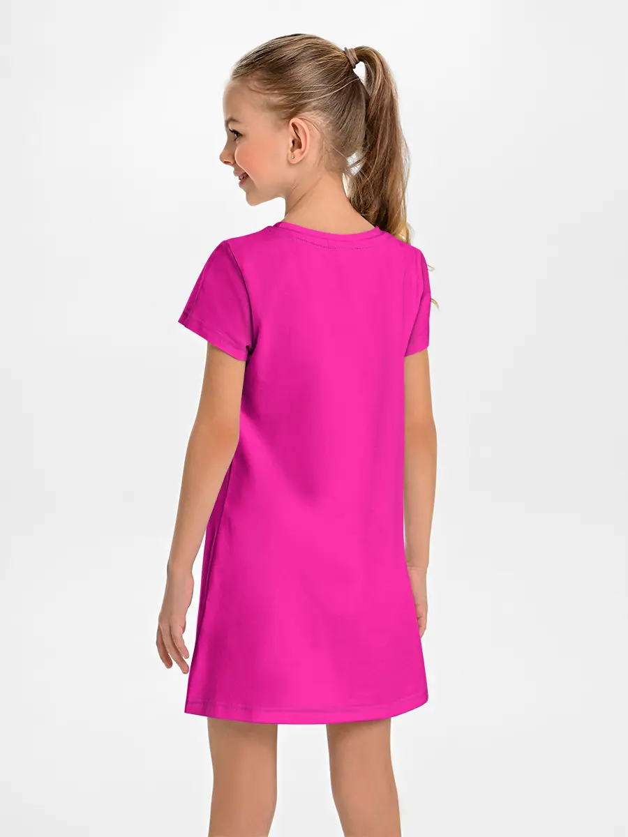 Детское платье / Гранж розовый