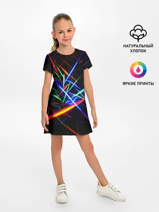 Детское платье / ФРАКТАЛЬНЫЕ ИСКРЫ