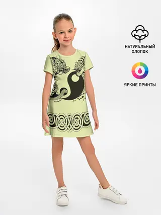 Детское платье / кельтский узор