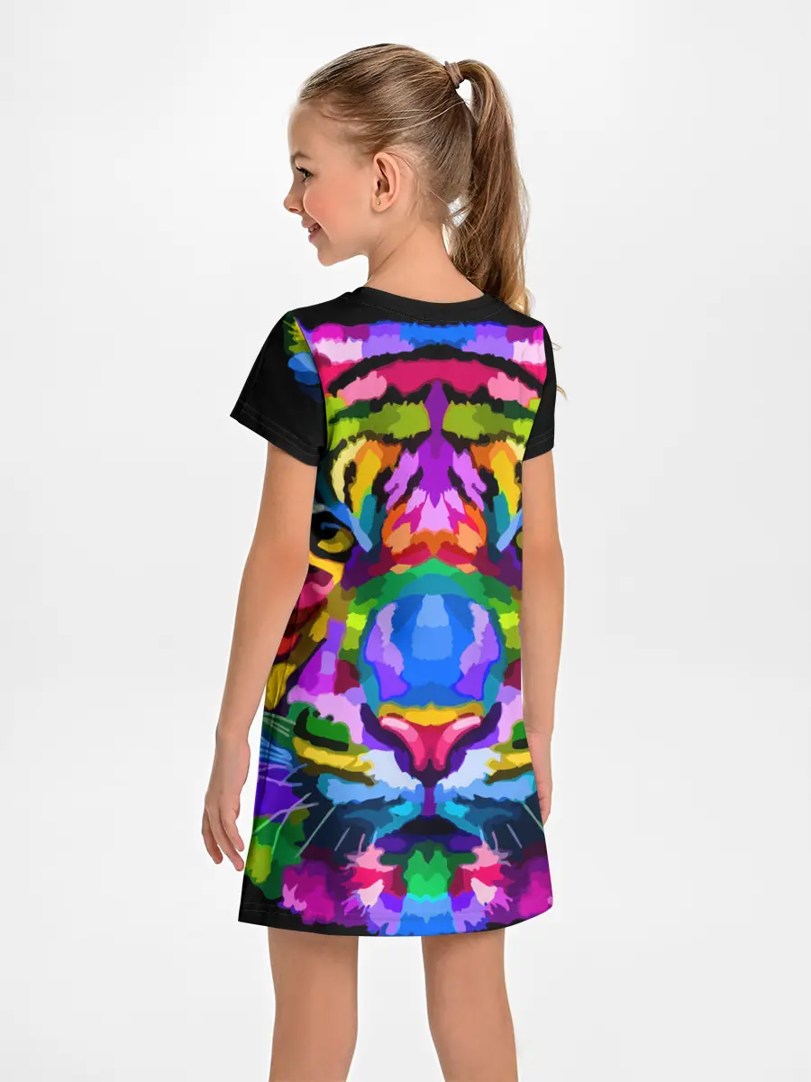 Детское платье / Neon tiger