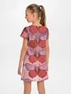 Детское платье / Розовый принт с бабочками