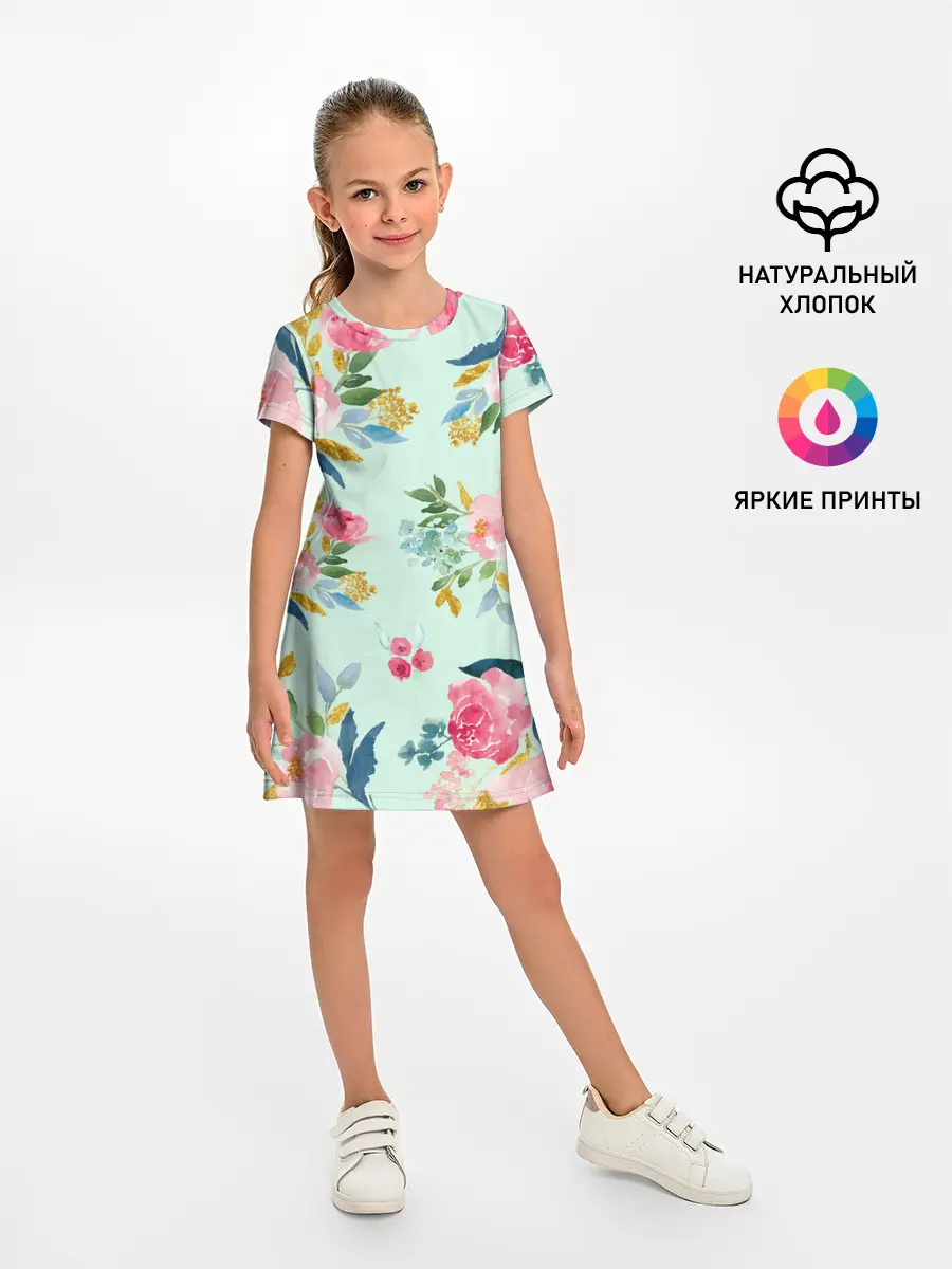 Детское платье / Цветы
