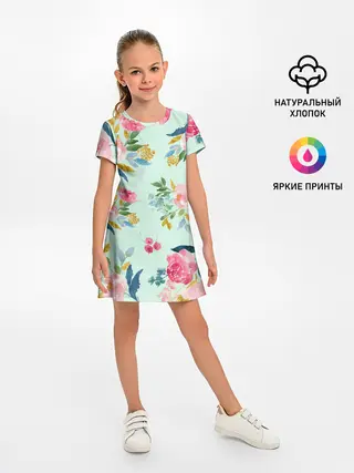 Детское платье / Цветы