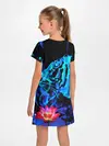 Детское платье / Синий водяной тигр