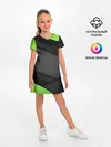 Детское платье / Green / Black