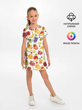 Детское платье / Фрукты