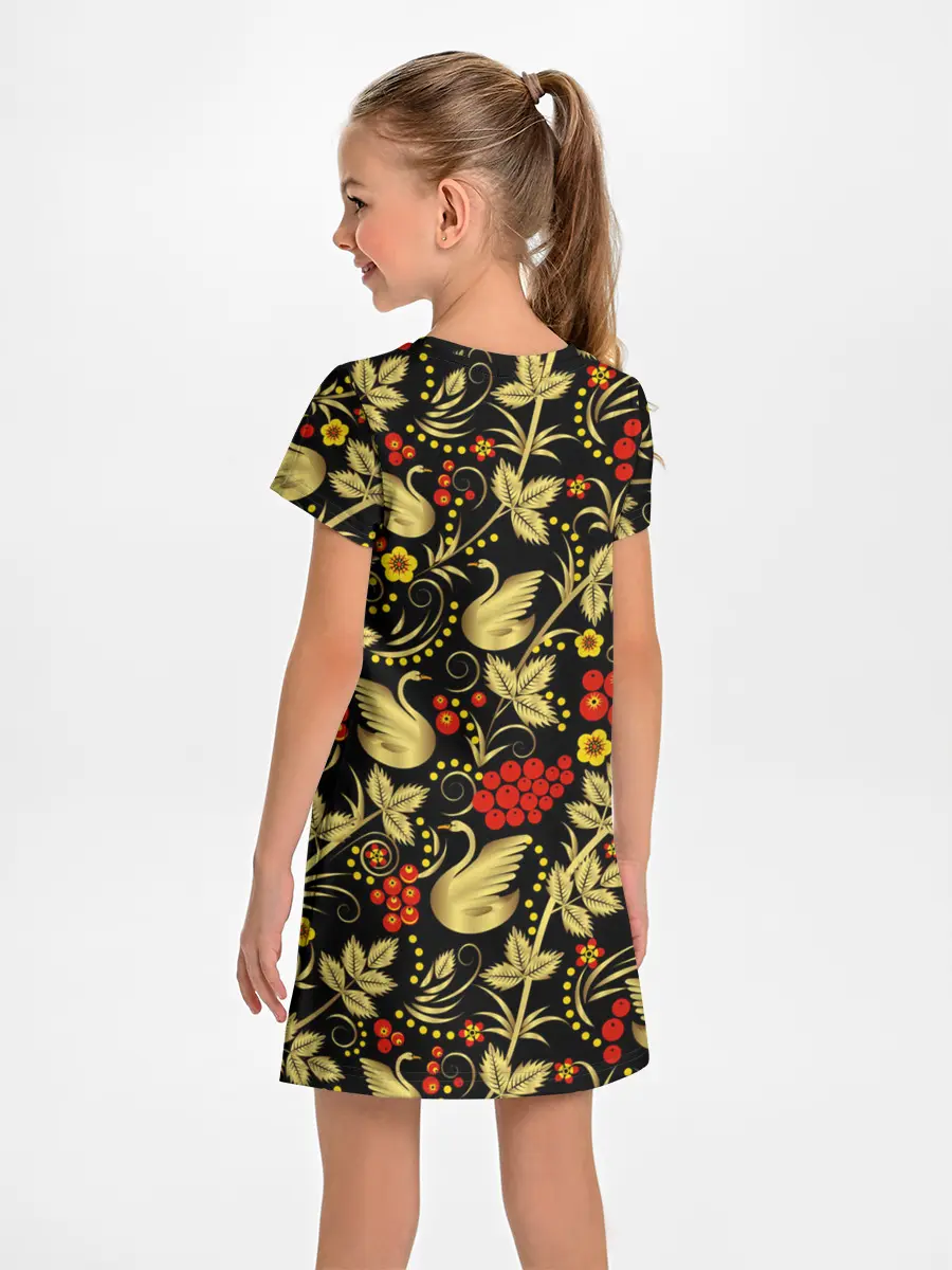 Детское платье / Хохлома