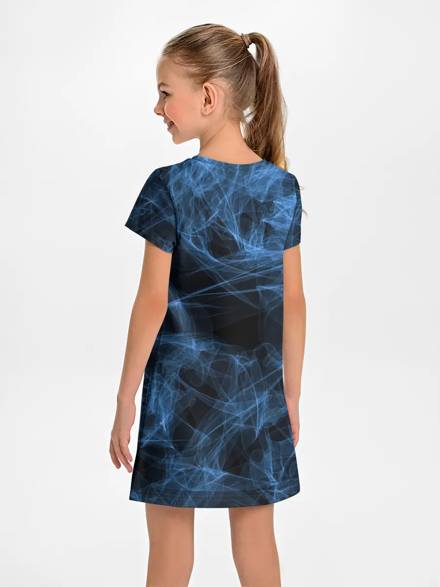 Детское платье / Синяя паутина