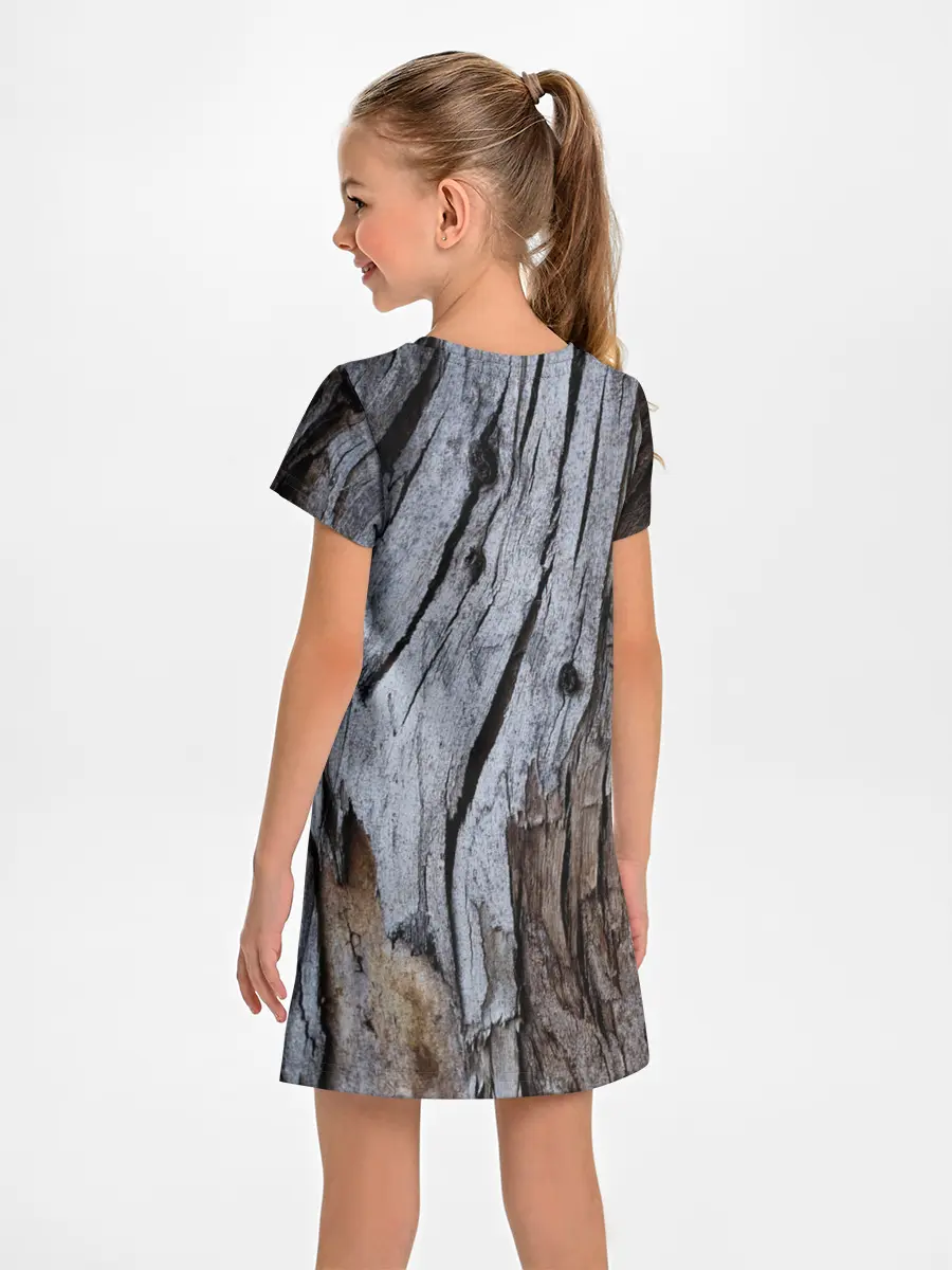 Детское платье / Древесная кора