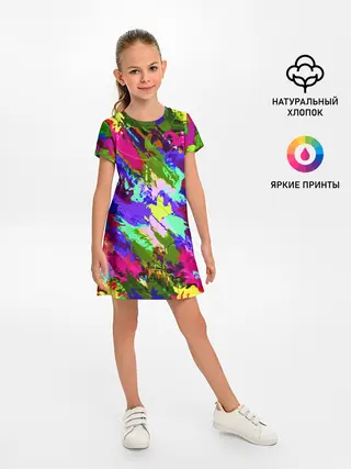 Детское платье / Краска