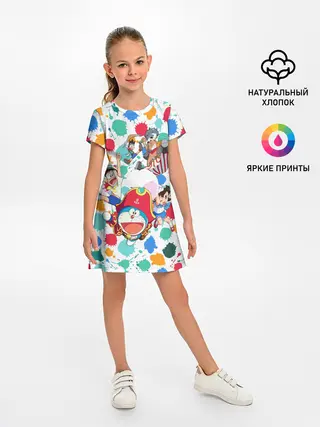 Детское платье / Дораэмон и компания