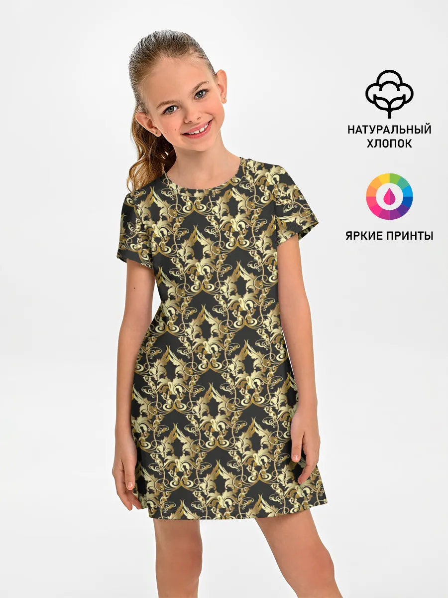 Детское платье / классические узоры