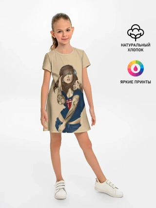 Детское платье / ДевушКа слушает Музыку
