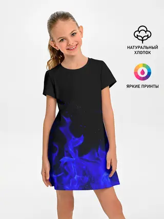 Детское платье / Синий Огонь