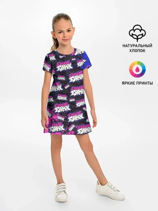 Детское платье / FRIDAY NIGHT FUNKIN ЛОГОБОМБИН