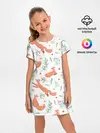 Детское платье / Акварельные лисички