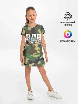 Детское платье / ВДВ камуфляж