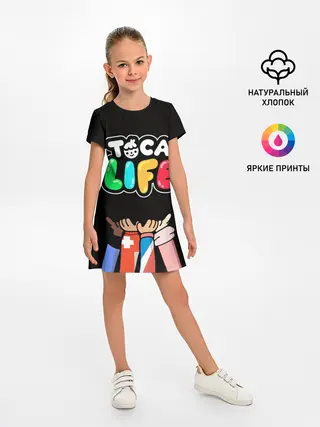 Детское платье / Toca Boca | Тока бока ДРУЖБА