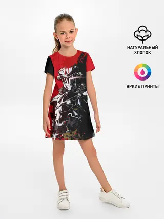 Детское платье / Goblin Slayer red and black