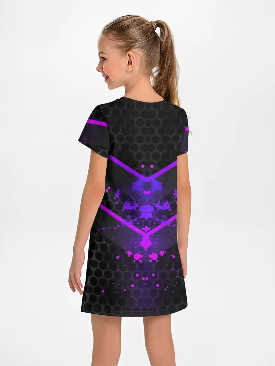 Детское платье / Ултрофиолеовый угол 3D