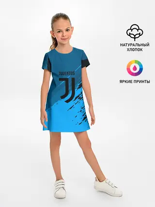 Детское платье / FC Juventus abstract style