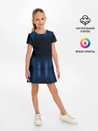 Детское платье / НЕОНОВЫЙ ДОЖДЬ