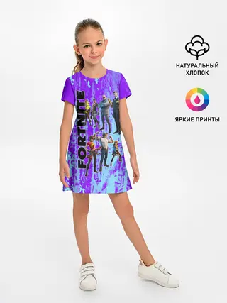 Детское платье / Fortnite