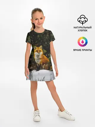 Детское платье / Лиса и снег