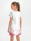 Детское платье / Лого джоджо розовые брызги