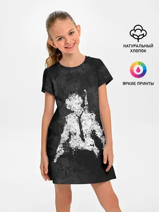 Детское платье / PUBG брызги красок