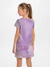 Детское платье / Сиреневые разводы краски