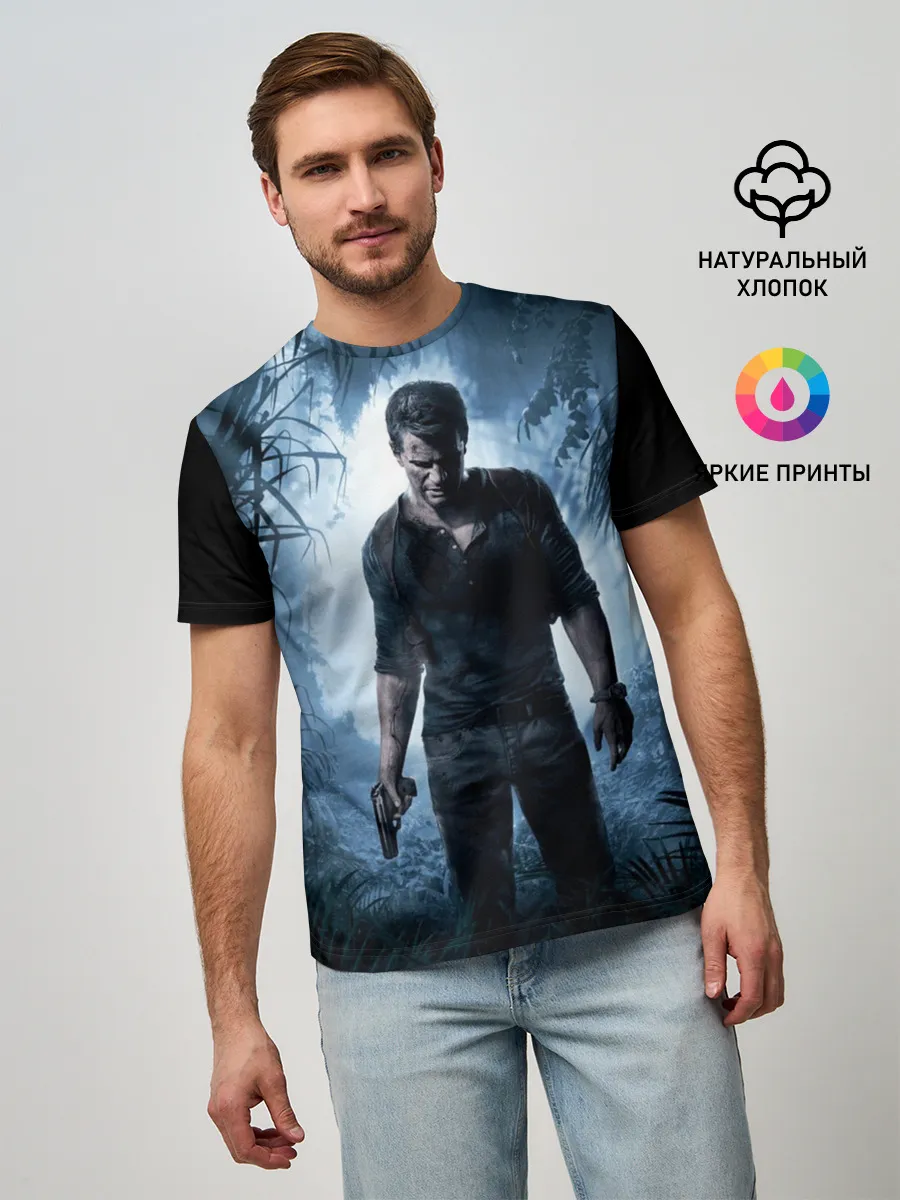 Мужская базовая футболка / Uncharted 4