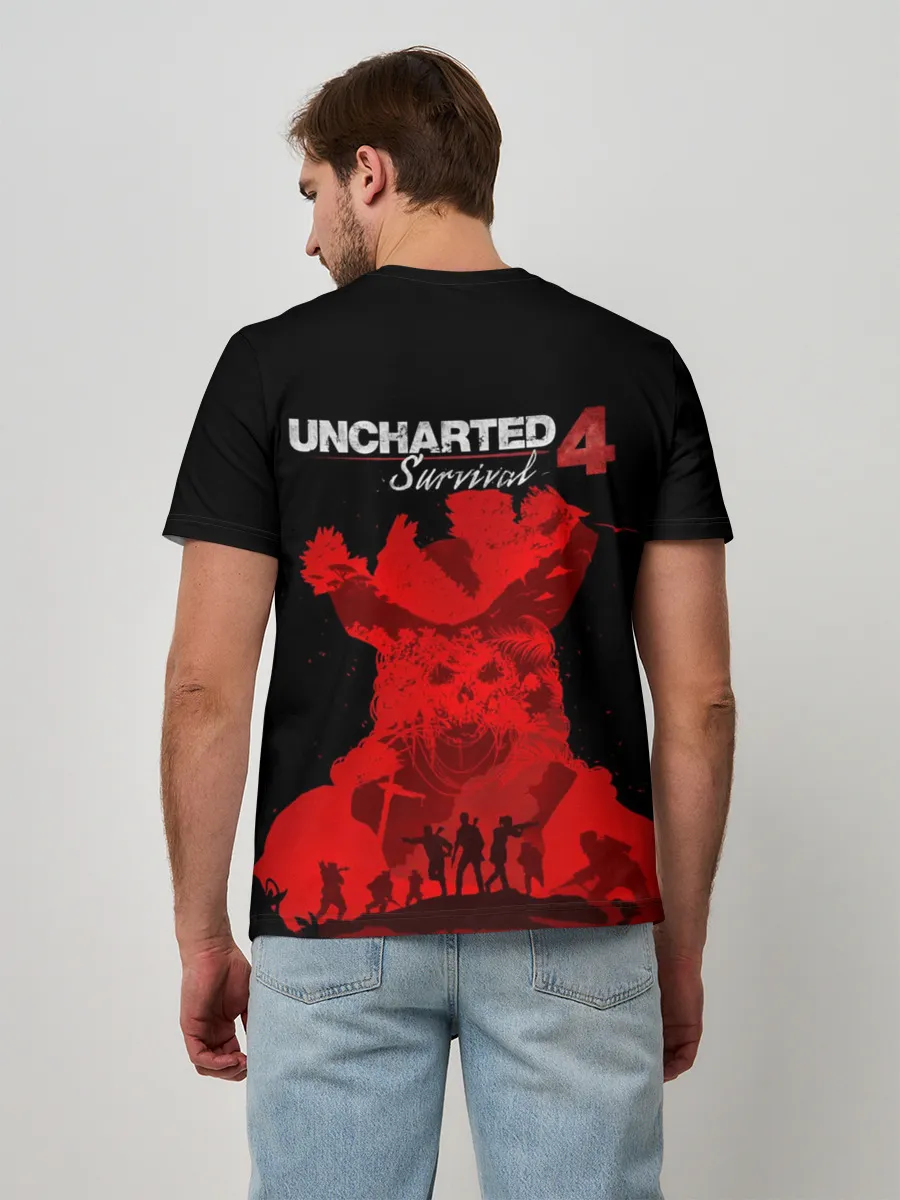 Мужская базовая футболка / Uncharted 4