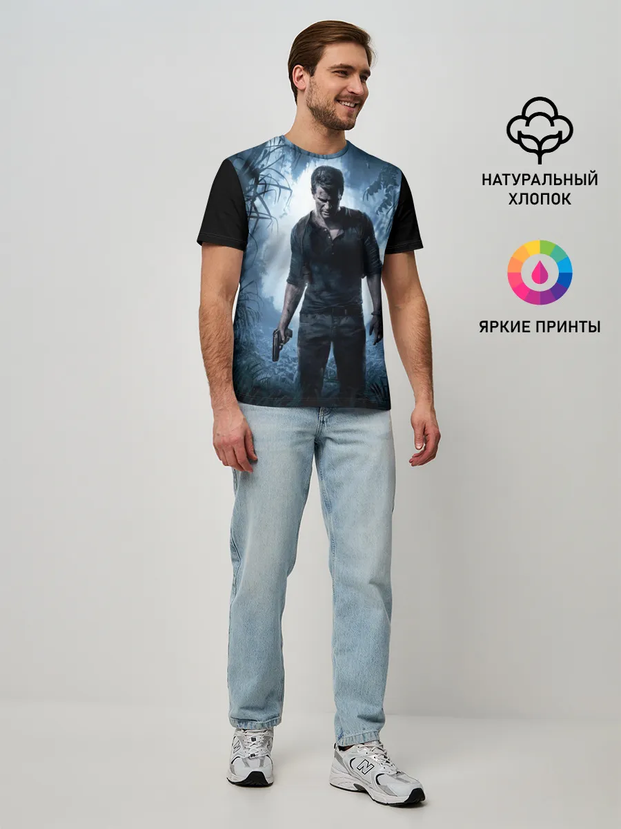 Мужская базовая футболка / Uncharted 4