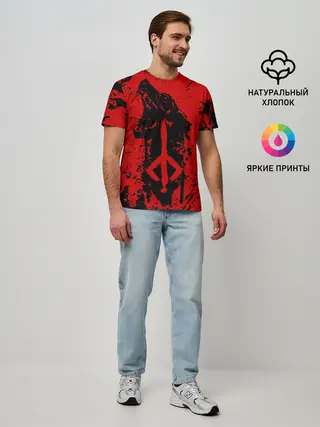 Мужская базовая футболка / BLOODBORNE