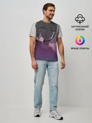 Мужская базовая футболка / Аниме девочка в тумане