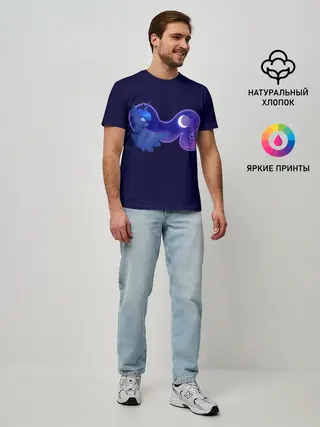 Мужская базовая футболка / Принцесса Луна
